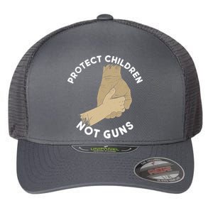 Protect Children Not Guns Flexfit Unipanel Trucker Cap