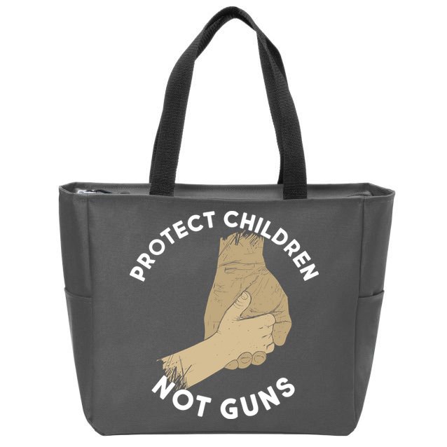 Protect Children Not Guns Zip Tote Bag