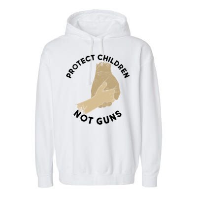 Protect Children Not Guns Garment-Dyed Fleece Hoodie