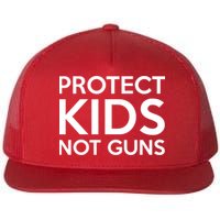 Protect Kids Not Guns Flat Bill Trucker Hat