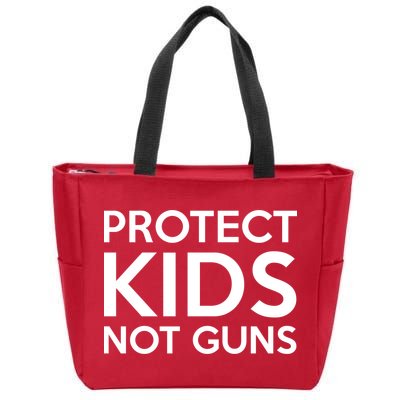 Protect Kids Not Guns Zip Tote Bag