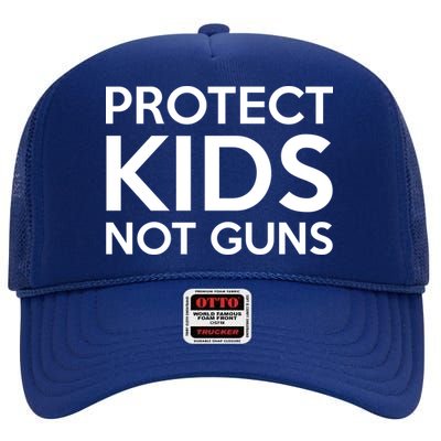 Protect Kids Not Guns High Crown Mesh Back Trucker Hat