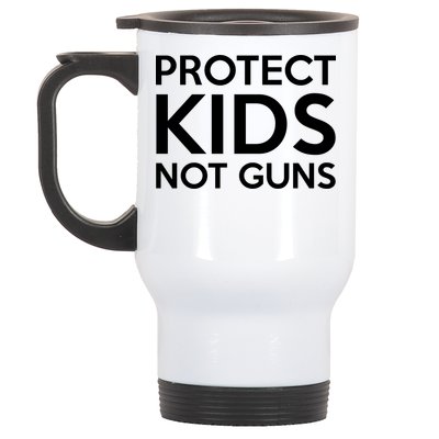 Protect Kids Not Guns Stainless Steel Travel Mug