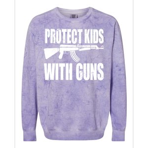 Protect Kids With Guns Colorblast Crewneck Sweatshirt