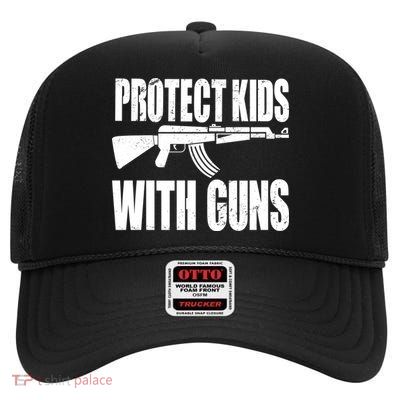 Protect Kids With Guns High Crown Mesh Back Trucker Hat