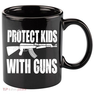 Protect Kids With Guns 11oz C Handle Ceramic Mug