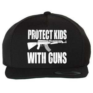 Protect Kids With Guns Wool Snapback Cap