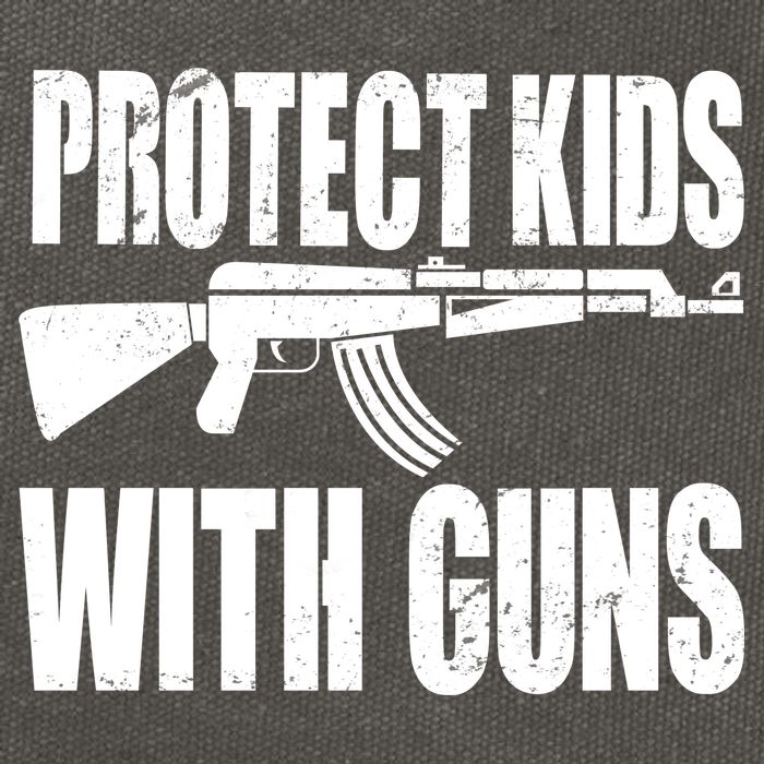 Protect Kids With Guns Cotton Canvas Backpack