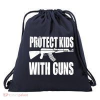 Protect Kids With Guns Drawstring Bag