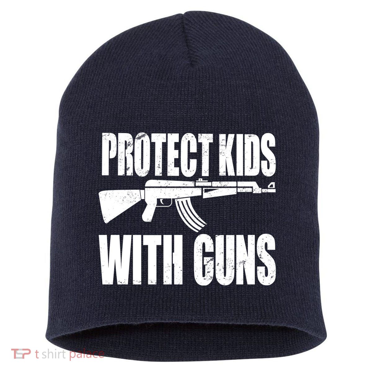 Protect Kids With Guns Short Acrylic Beanie