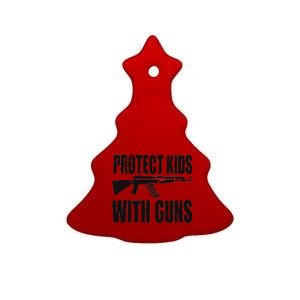 Protect Kids With Guns Ceramic Tree Ornament