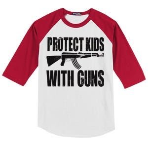 Protect Kids With Guns Kids Colorblock Raglan Jersey