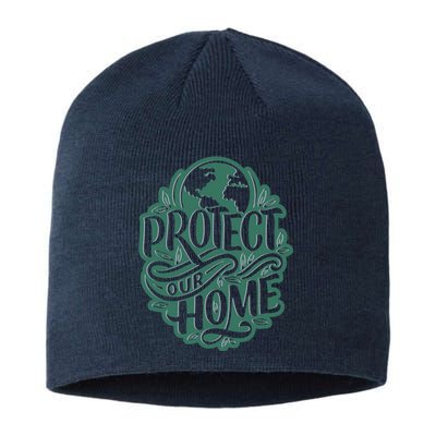 Protect Our Home Earth Day Sustainable Beanie