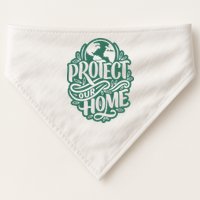Protect Our Home Earth Day USA-Made Doggie Bandana