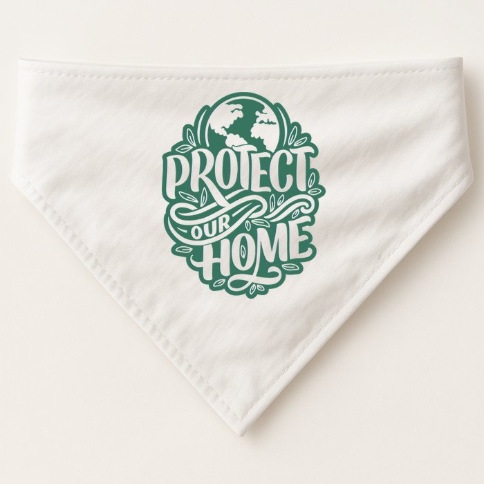 Protect Our Home Earth Day USA-Made Doggie Bandana