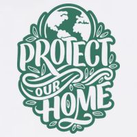Protect Our Home Earth Day USA-Made Doggie Bandana