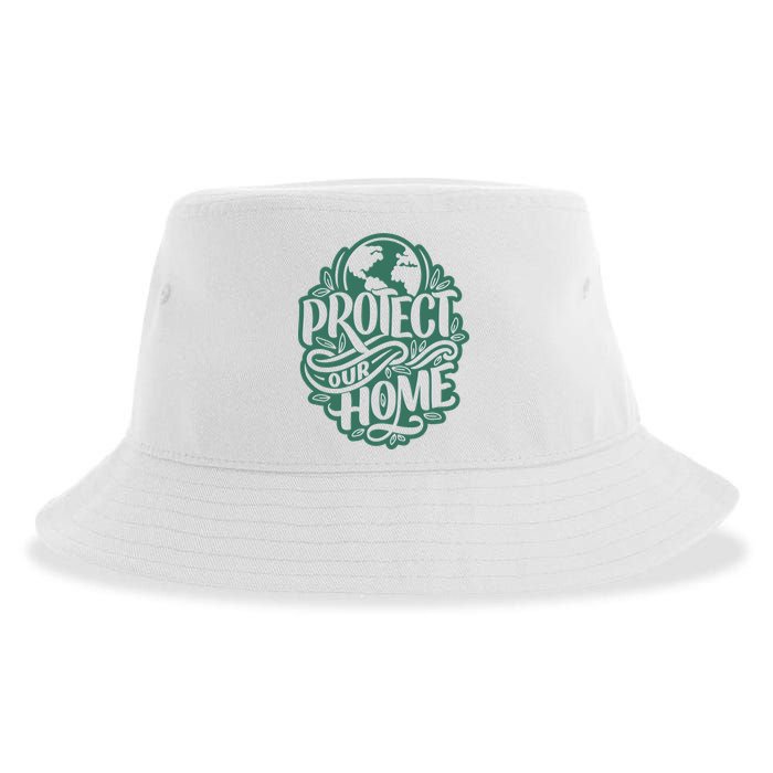 Protect Our Home Earth Day Sustainable Bucket Hat