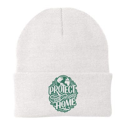 Protect Our Home Earth Day Knit Cap Winter Beanie