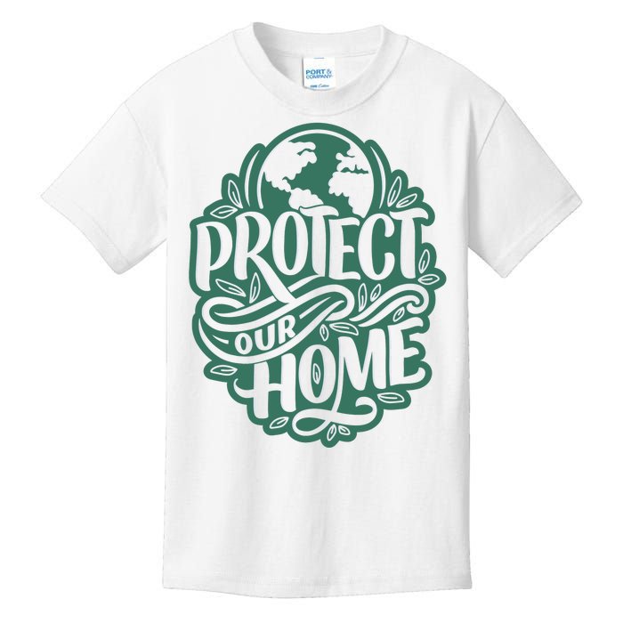 Protect Our Home Earth Day Kids T-Shirt