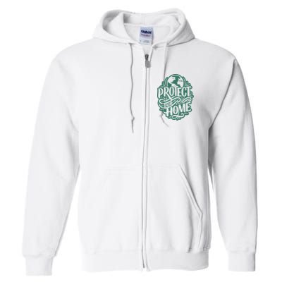 Protect Our Home Earth Day Full Zip Hoodie