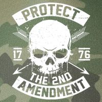 Protect The 2nd Amendment 1776 Arrow Skull Legacy Tie Dye Trucker Hat