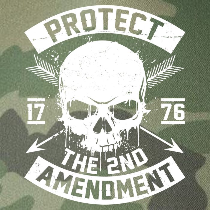 Protect The 2nd Amendment 1776 Arrow Skull Legacy Tie Dye Trucker Hat