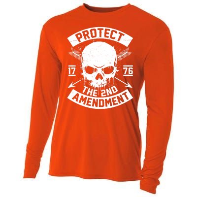 Protect The 2nd Amendment 1776 Arrow Skull Cooling Performance Long Sleeve Crew