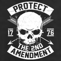 Protect The 2nd Amendment 1776 Arrow Skull 7 Panel Mesh Trucker Snapback Hat