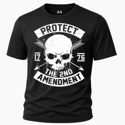 Protect The 2nd Amendment 1776 Arrow Skull Performance Shirt