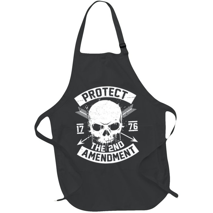 Protect The 2nd Amendment 1776 Arrow Skull Apron