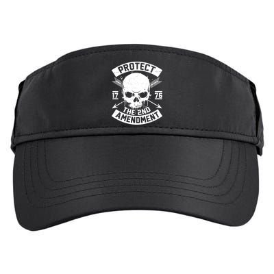 Protect The 2nd Amendment 1776 Arrow Skull Adult Drive Performance Visor