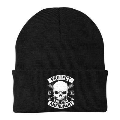 Protect The 2nd Amendment 1776 Arrow Skull Beanie