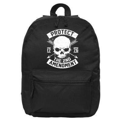 Protect The 2nd Amendment 1776 Arrow Skull 16 in Basic Backpack