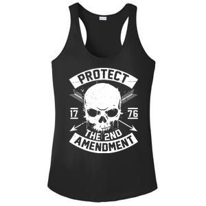 Protect The 2nd Amendment 1776 Arrow Skull Ladies PosiCharge Competitor Racerback Tank