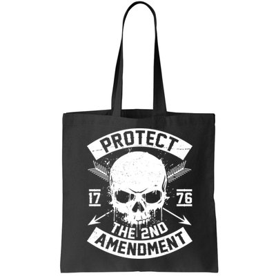 Protect The 2nd Amendment 1776 Arrow Skull Bag