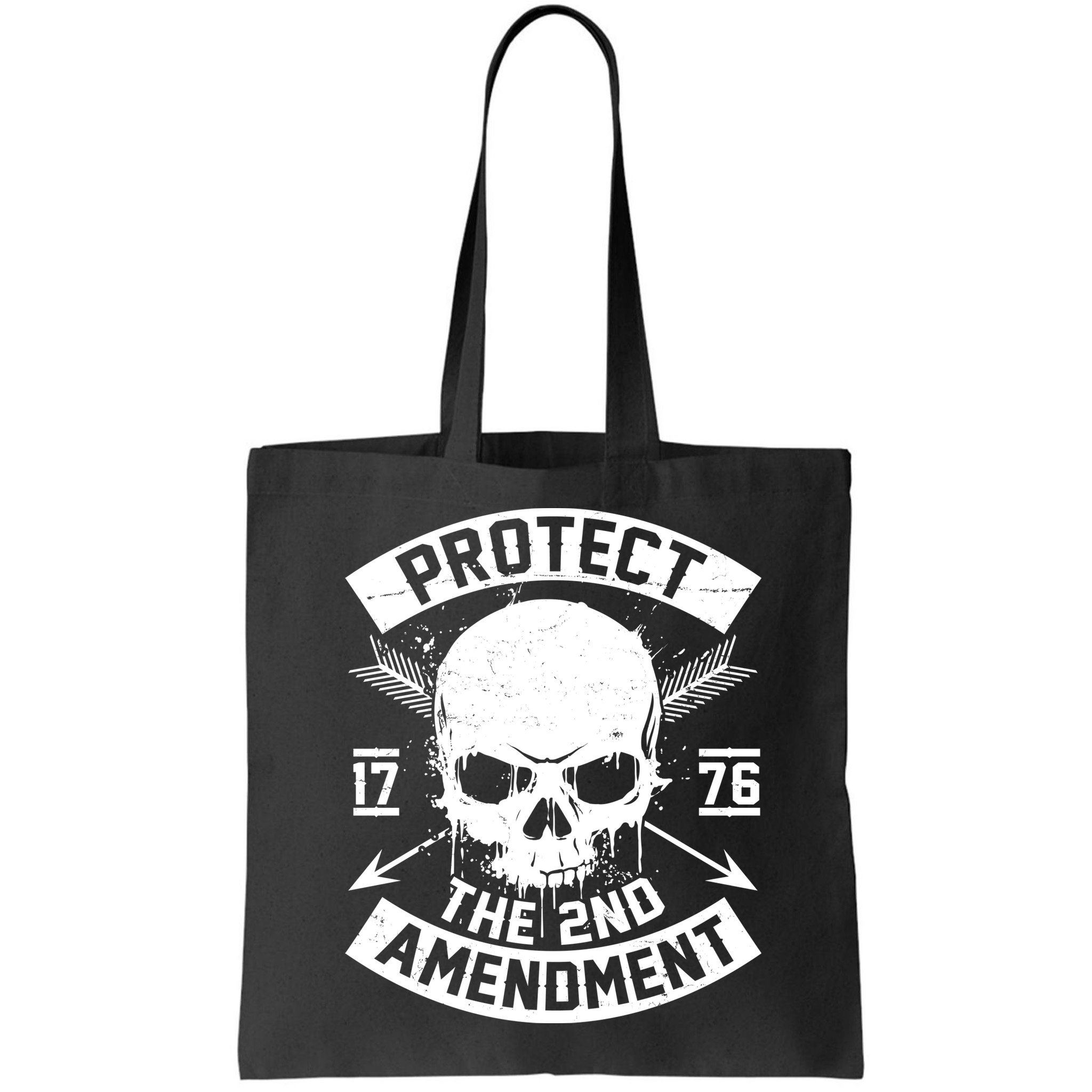 Protect The 2nd Amendment 1776 Arrow Skull Bag