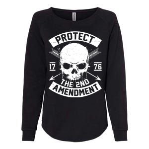 Protect The 2nd Amendment 1776 Arrow Skull Womens California Wash Sweatshirt