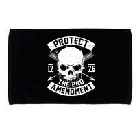 Protect The 2nd Amendment 1776 Arrow Skull Microfiber Hand Towel