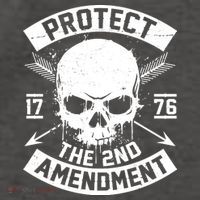 Protect The 2nd Amendment 1776 Arrow Skull Vector Backpack