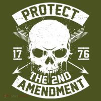 Protect The 2nd Amendment 1776 Arrow Skull Premium T-Shirt