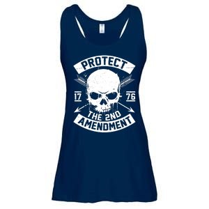 Protect The 2nd Amendment 1776 Arrow Skull Ladies Essential Flowy Tank