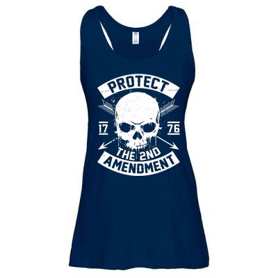 Protect The 2nd Amendment 1776 Arrow Skull Ladies Essential Flowy Tank