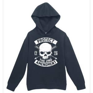 Protect The 2nd Amendment 1776 Arrow Skull Urban Pullover Hoodie