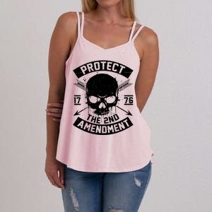 Protect The 2nd Amendment 1776 Arrow Skull Women's Strappy Tank