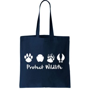 Protect Wildlife Tote Bag