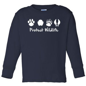 Protect Wildlife Toddler Long Sleeve Shirt