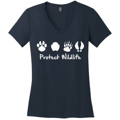 Protect Wildlife Women's V-Neck T-Shirt