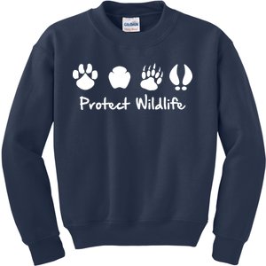 Protect Wildlife Kids Sweatshirt