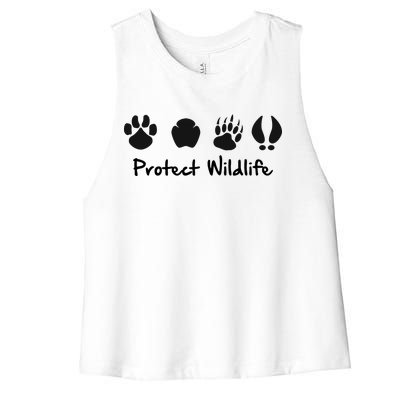 Protect Wildlife Women's Racerback Cropped Tank