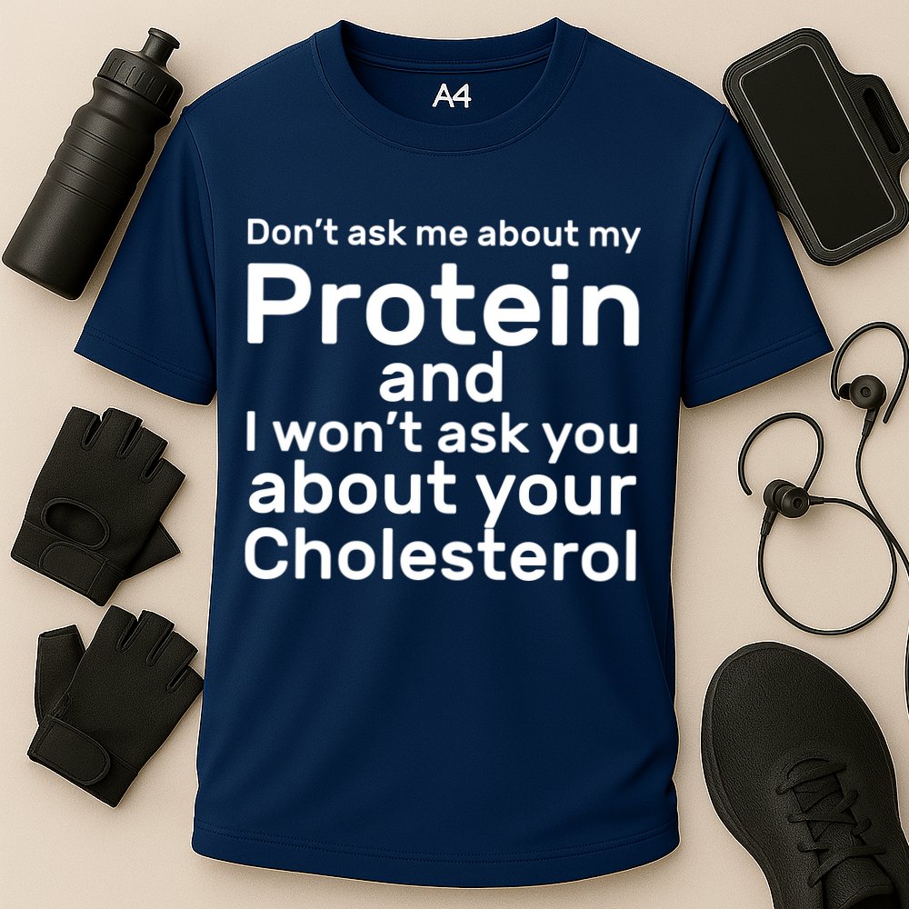 Protein Cholesterol Workout Cooling Performance Crew T-Shirt